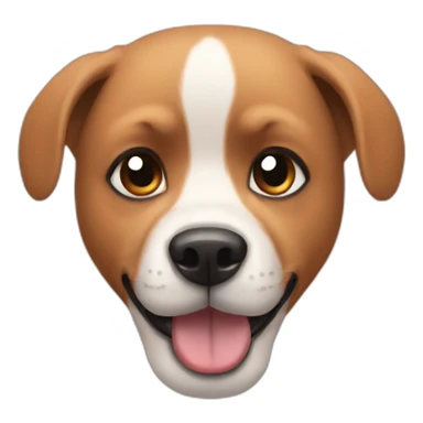 Eyebrows dog sticker