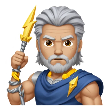 Zeus with weapon sticker