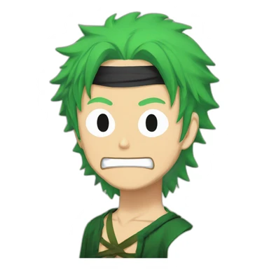Zoro one piece  lost sticker