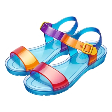 jelly sandals sticker