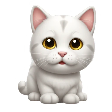 So cute cat sticker