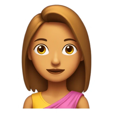 chica escondida sticker