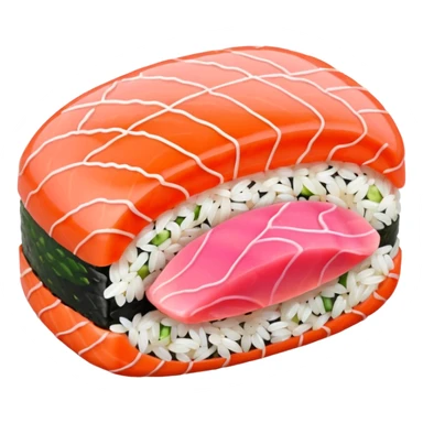 sushi rosa sticker