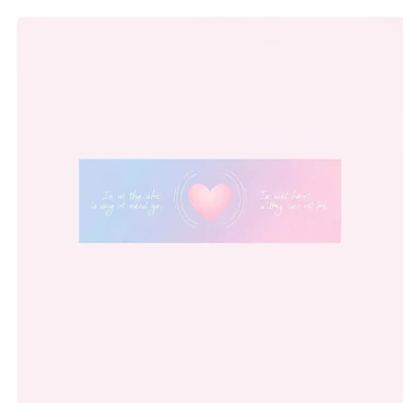 pastel emo banner with a heart accent, cute, expressive, minimal, variation 3 sticker