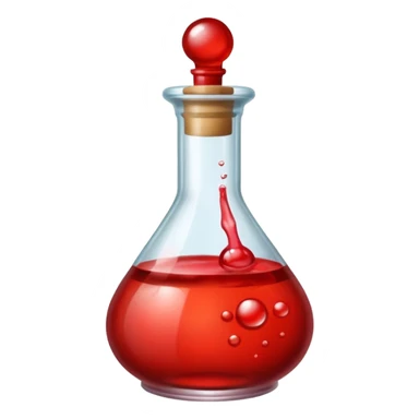 Red health potion sticker
