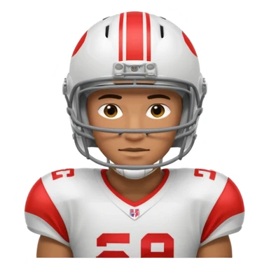 Football player sticker