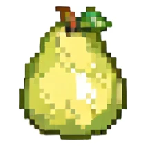 yellow pear sticker