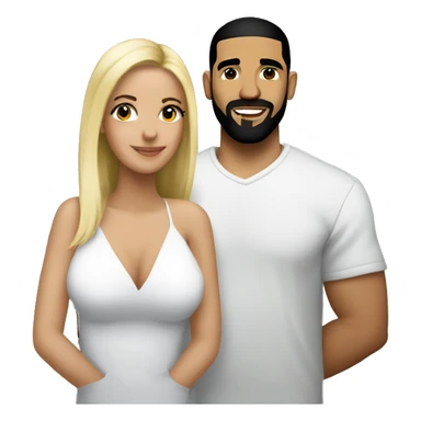 Drake with a women sticker