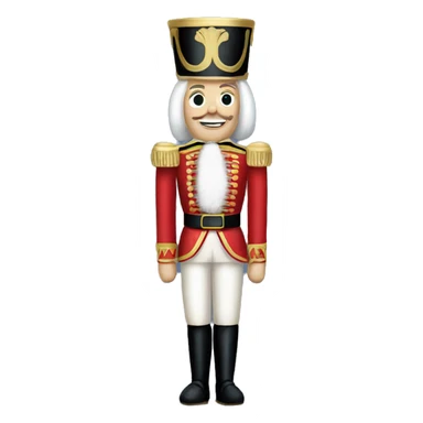 Classic nutcracker full body sticker