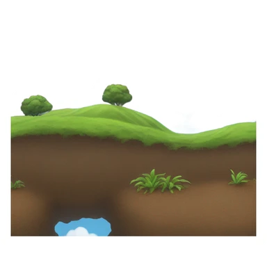 soil land and sky sticker