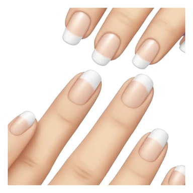 French  manicure  sticker