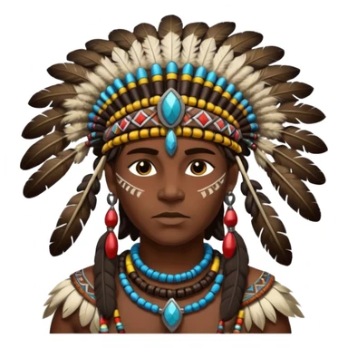 African warrior sticker