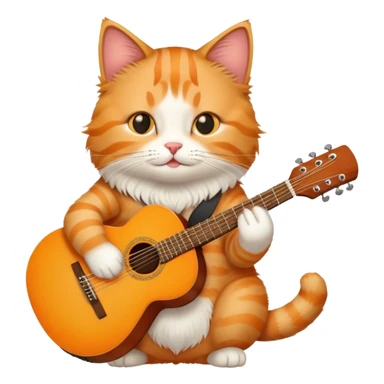 Gato guitarra sticker