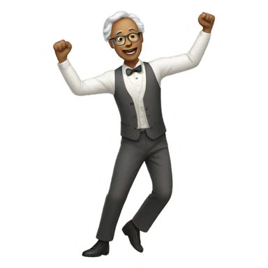 Dancing professor  sticker