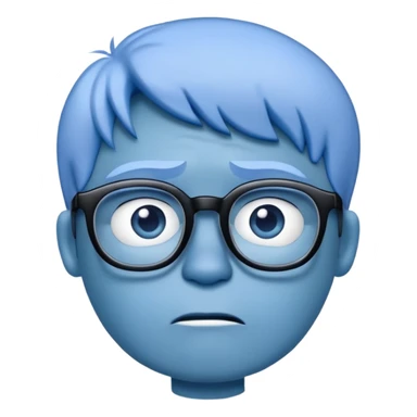 Sadness character from Inside Out movie sticker