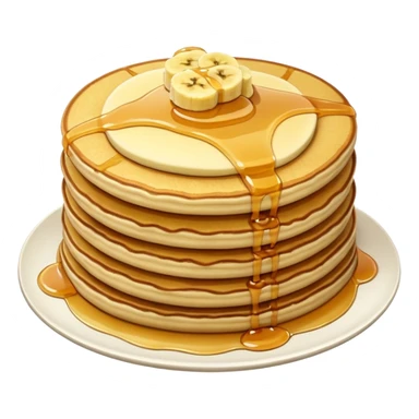 banana pancake sticker