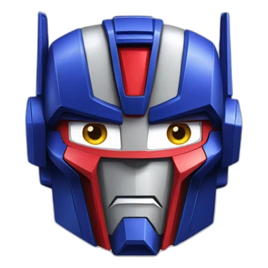 Optimus prime transformed sticker
