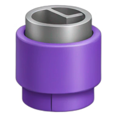 purple connector sticker
