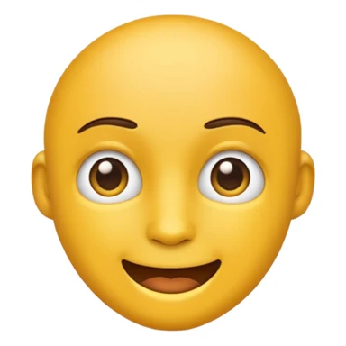 yarrak, emoji style, yellow color, clear and humorous, no background sticker