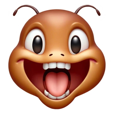 Cinematic Adorable Yawning Ant Portrait Emoji, Head tilted slightly with a dramatic, wide-open yawn, showcasing a tiny, segmented body with softly drooping features and sleepy, half-closed eyes, Simplified yet irresistibly cute features, highly detailed, glowing with a soft, cozy natural glow, high shine, relaxed yet expressive, stylized with a dash of whimsical charm, soft glowing outline, capturing the essence of a drowsy ant that appears ready to stretch out for a nap! sticker