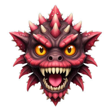 maak een emojie van de demogorgean van stranger things  sticker