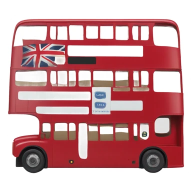 London red bus sticker
