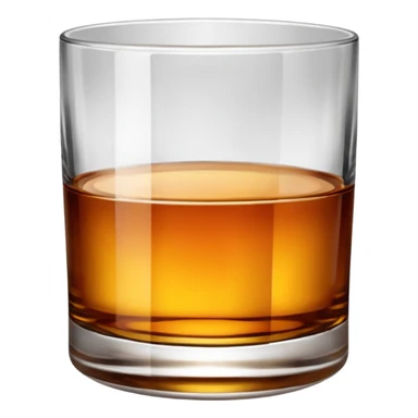 glass of whiskey, no splashes sticker