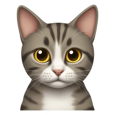 Cat saying "you are dumb" sticker