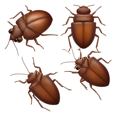 2 bed bugs cuddling sticker