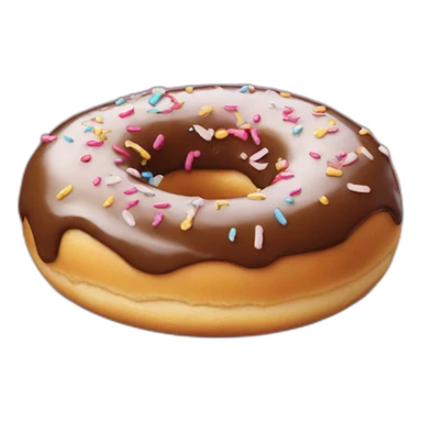 Mickey mange un donut sticker