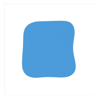blue object sticker