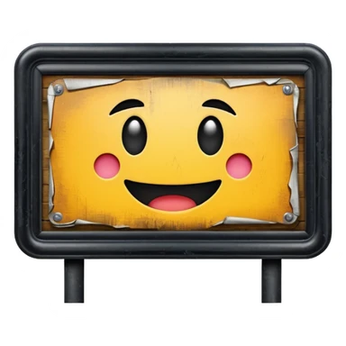 free ad, billboard with free banner sticker