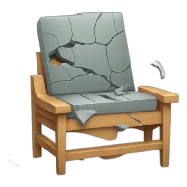 Smashed Furniture sticker