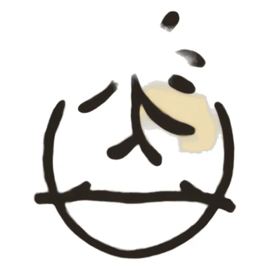  paper with japanese caligraphy on it sticker