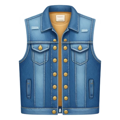 Denim vest sticker