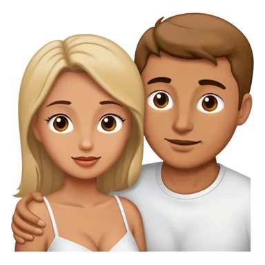 Dude in love with his wife sticker