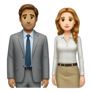 Office-jim-and-pam sticker