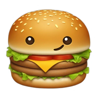 burger food delivery sticker