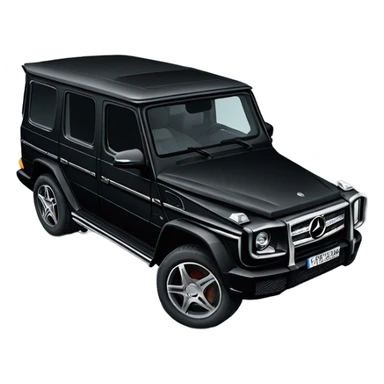 Black mercedes g wagon sticker