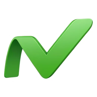 green checkmark symbol sticker