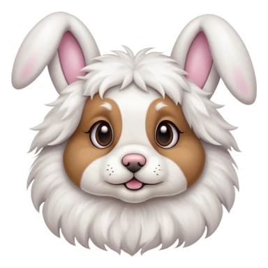 Easter Bunny dog sticker