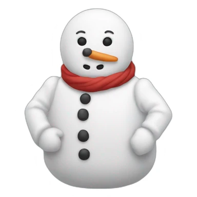 Bonhomme de neige sticker