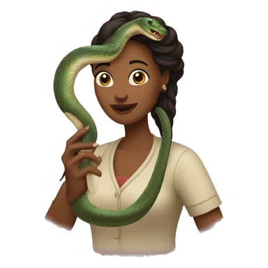 gayle abcdefu with a snake sticker