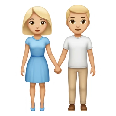 Alpha couple sticker