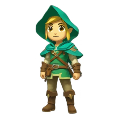 Jeune garçon de 7 ans en Zelda de BOTW sticker