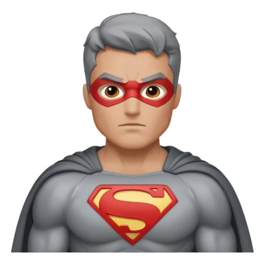 Gray superhero. make sure no logo in chest  sticker