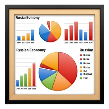 Russian economy sticker