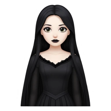 gothic woman sticker