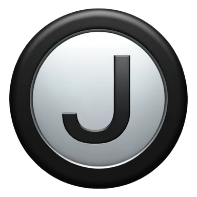 Haceme una j en un círculo  sticker