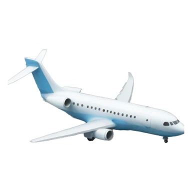 Two buildings with a plane sticker